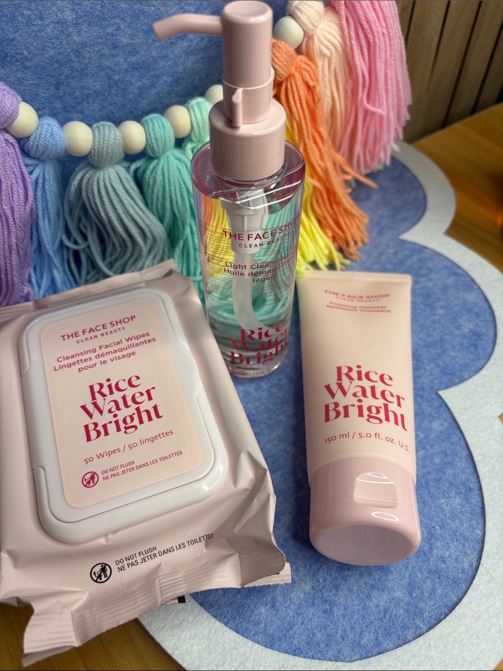 The face shop Rice Water Bright bundle NEW